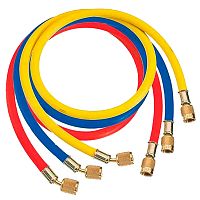 Набор из 3 напорных шлангов VOLL для хладагентов R22, R134A, R407C, R404A 9.13060